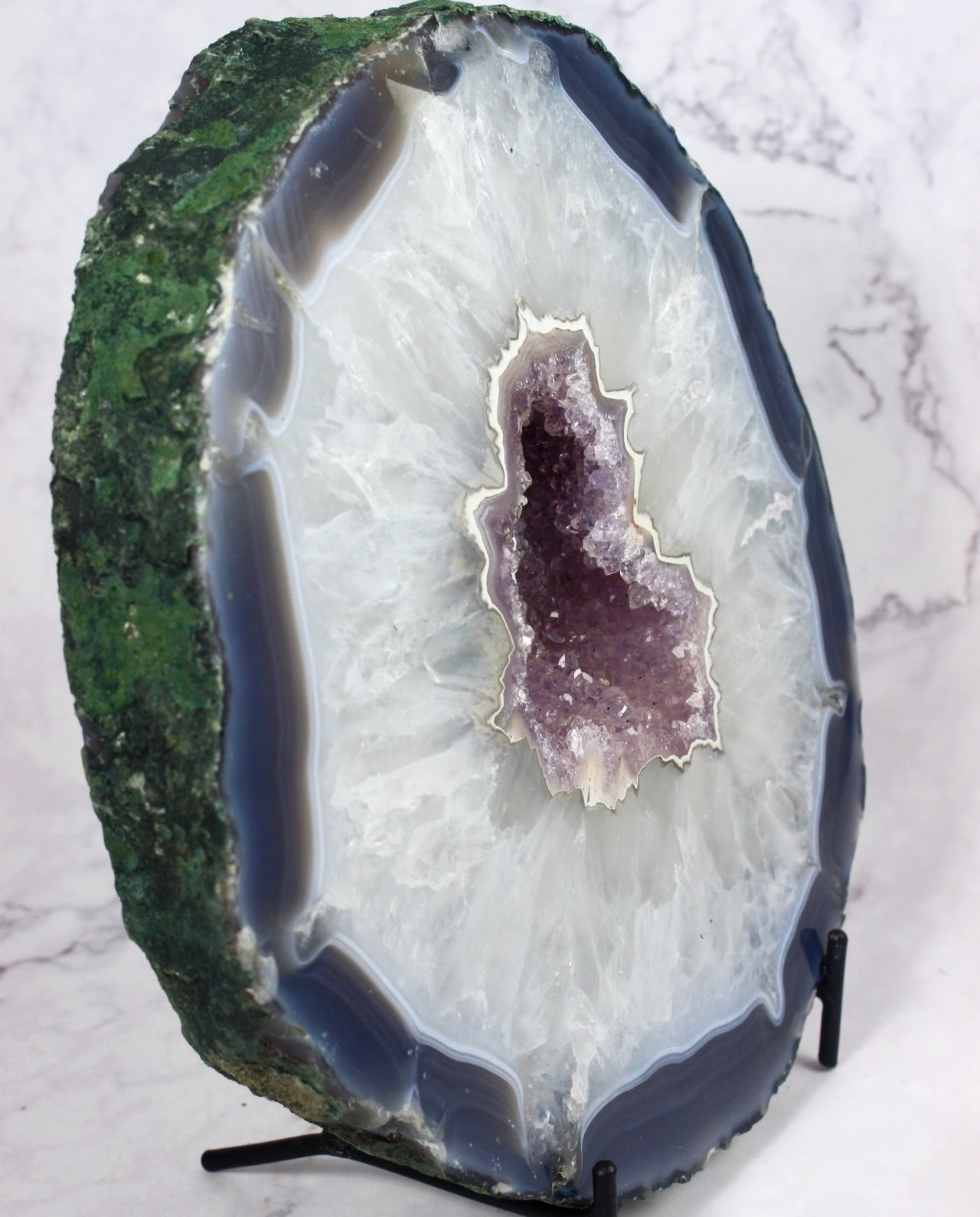 Ametyst Geode Slice