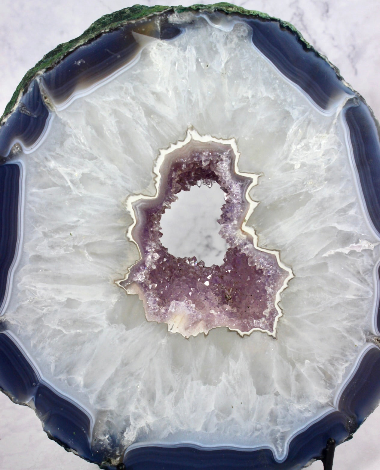 Ametyst Geode Slice