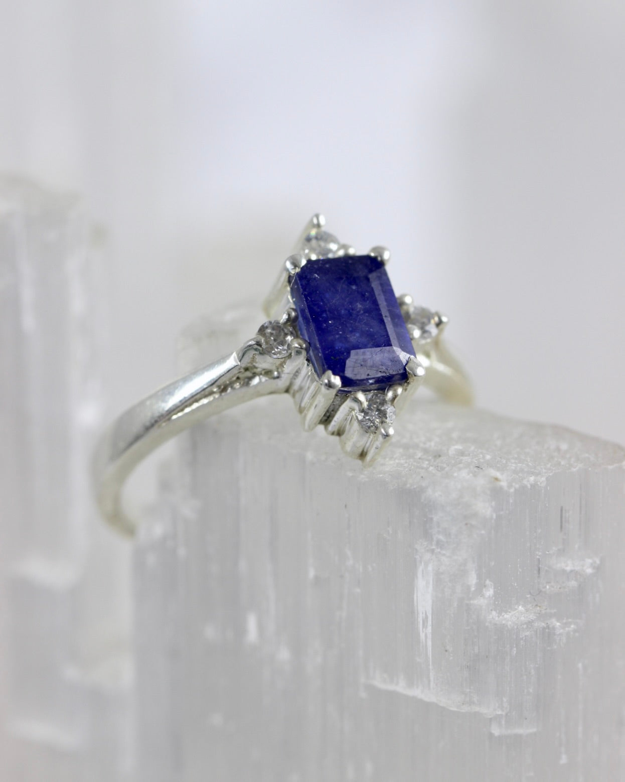 Sapphire CZ Ring