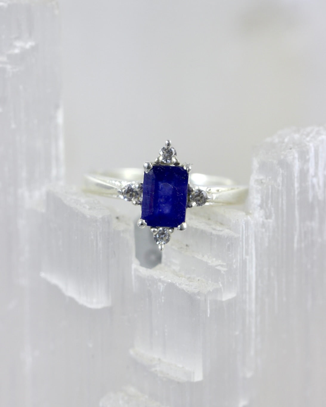 Sapphire CZ Ring