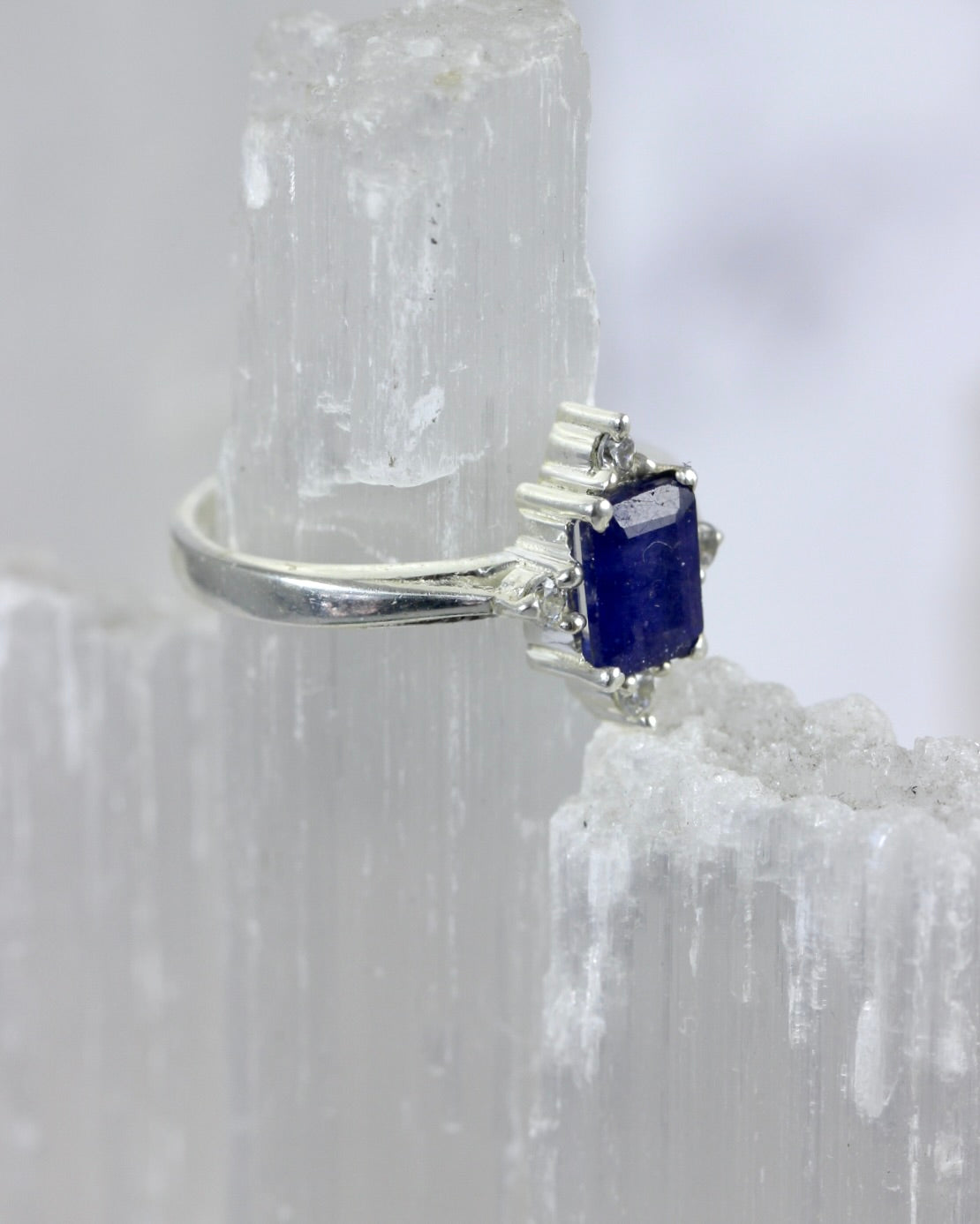 Sapphire CZ Ring