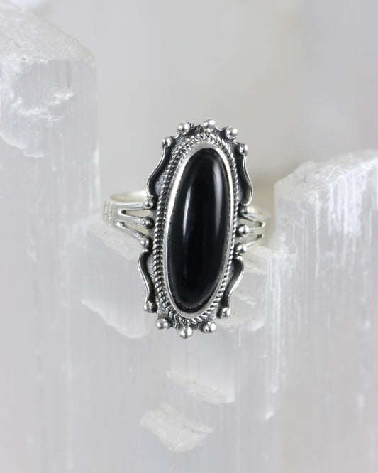 Black Onyx Statement Ring