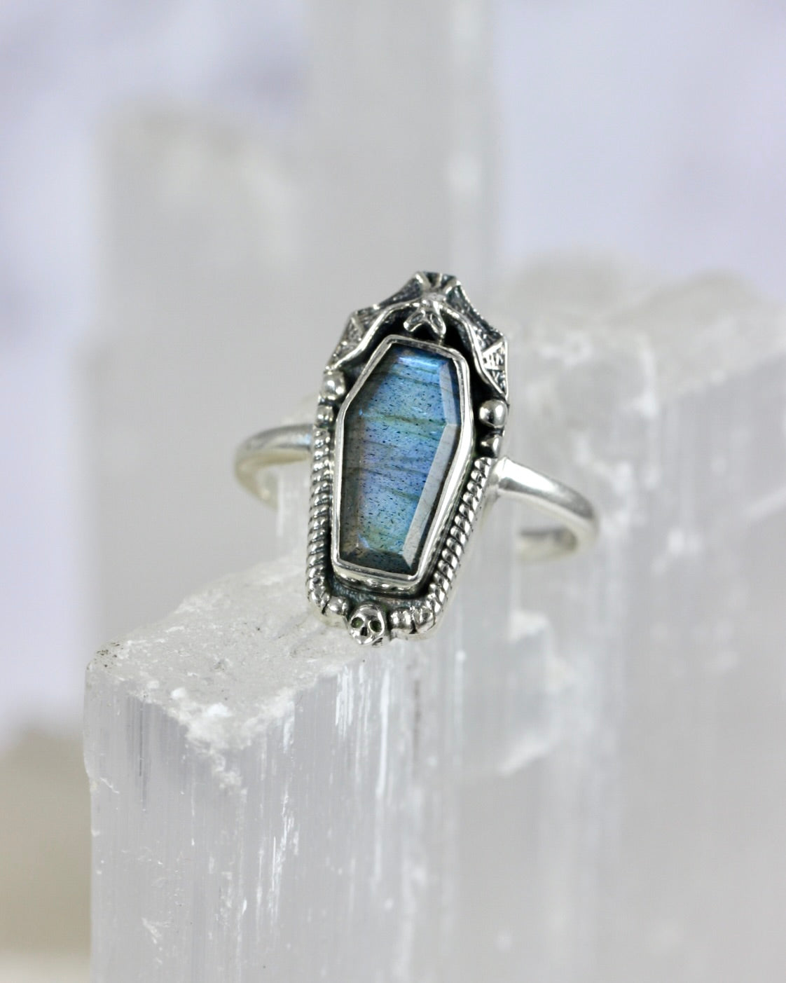 Gothic Labradorite Ring