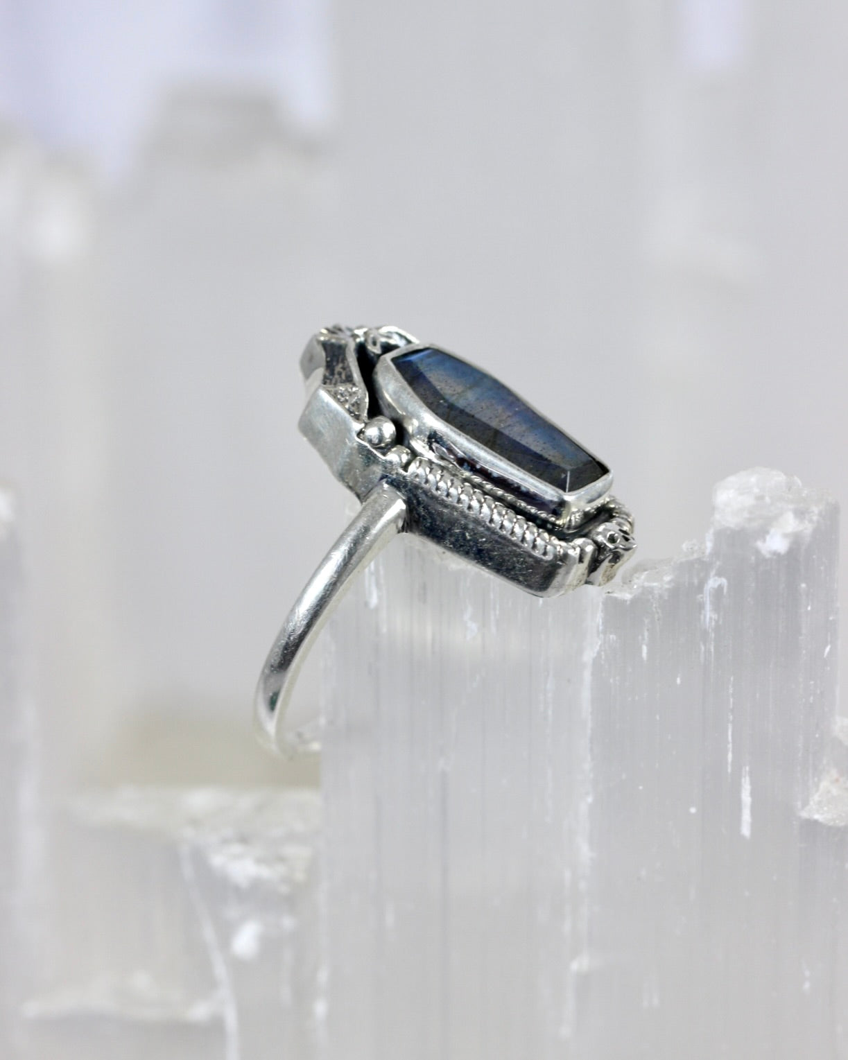 Gothic Labradorite Ring