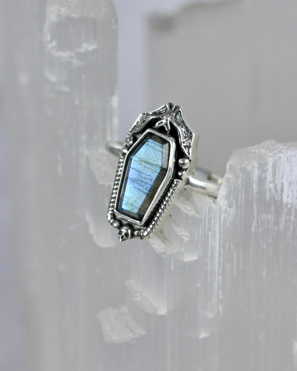 Gothic Labradorite Ring