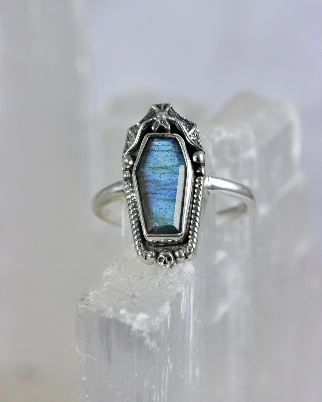 Gothic Labradorite Ring
