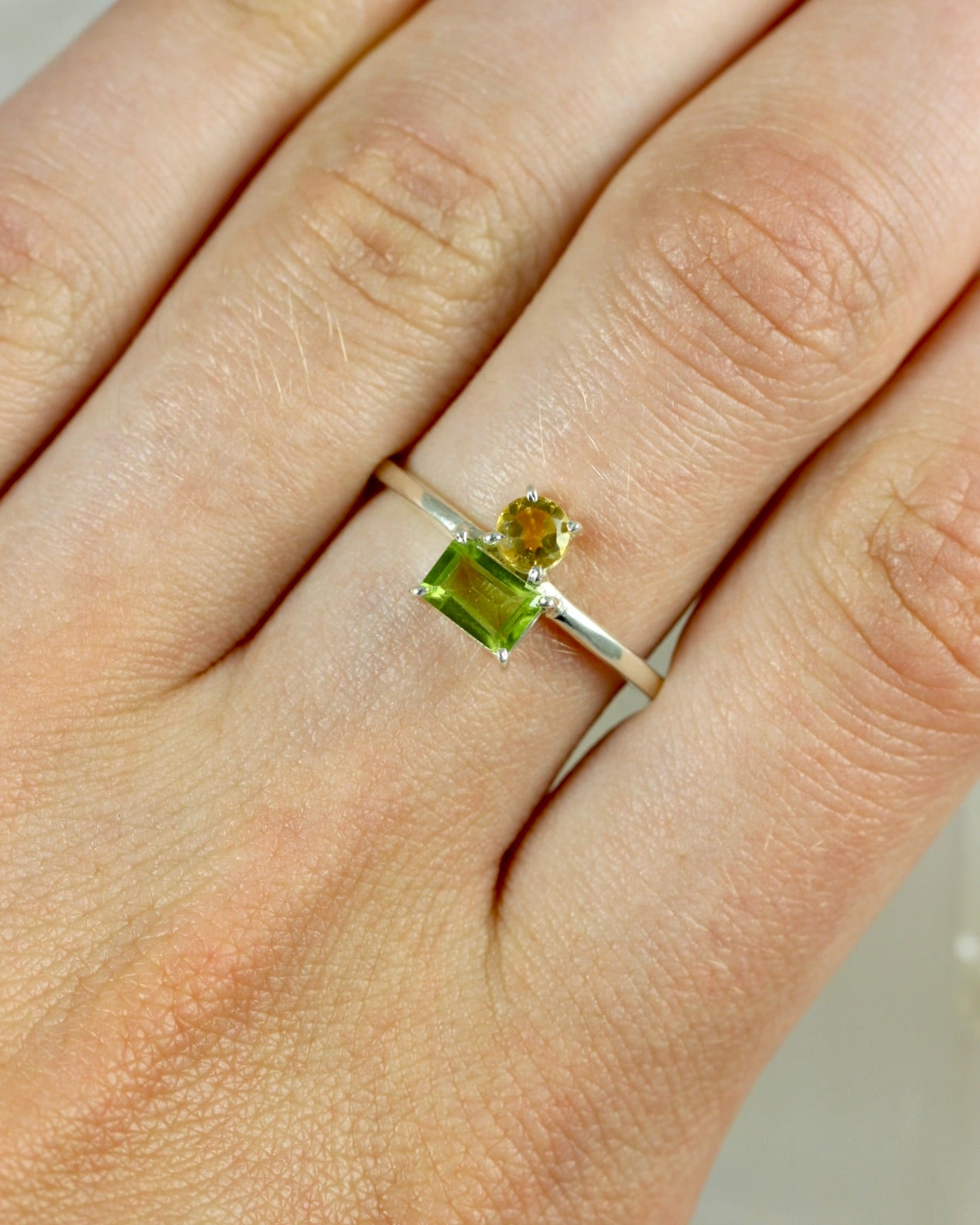 Peridot Gemstone Rings