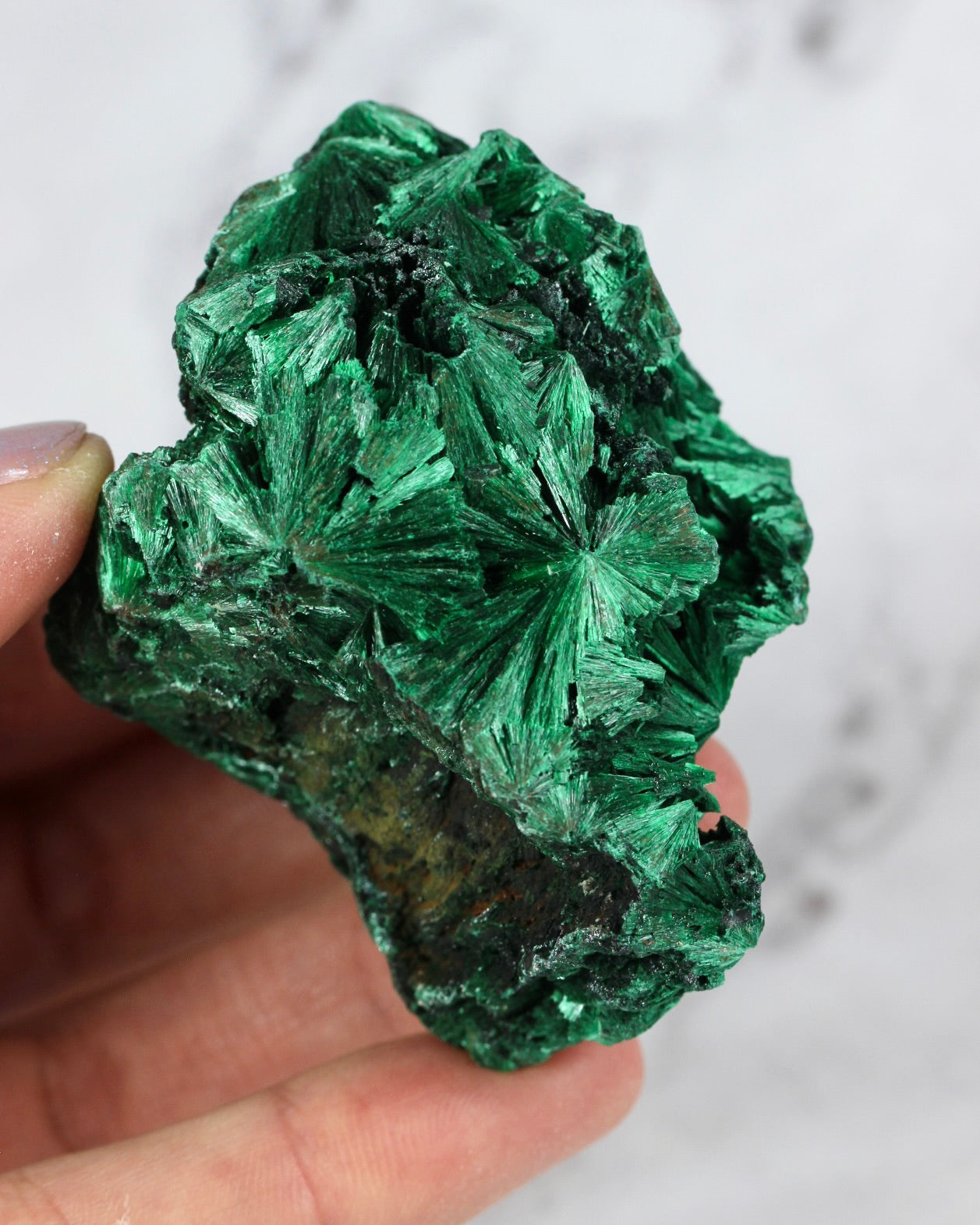 Fibrous Malachite Specimen