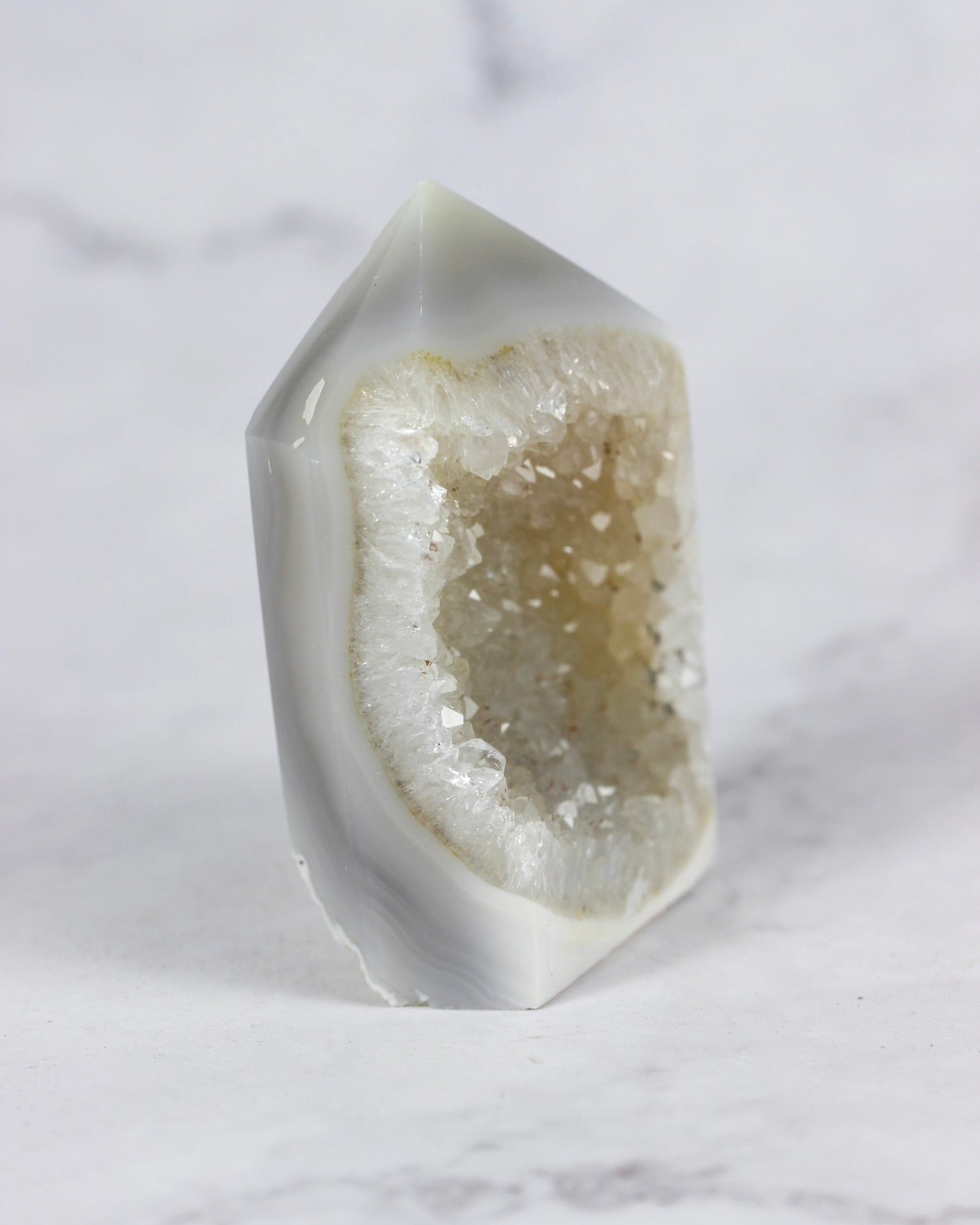 Small Agate Druzy Points