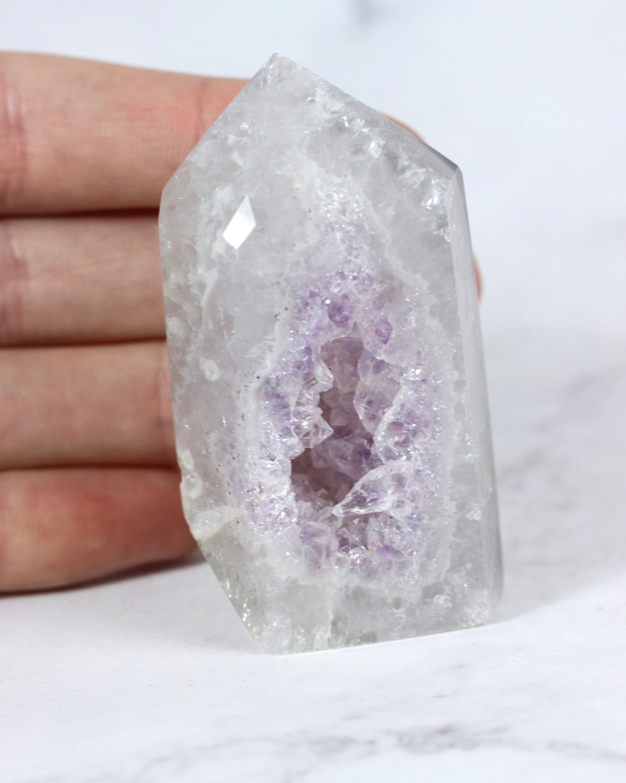 Small Agate Druzy Points