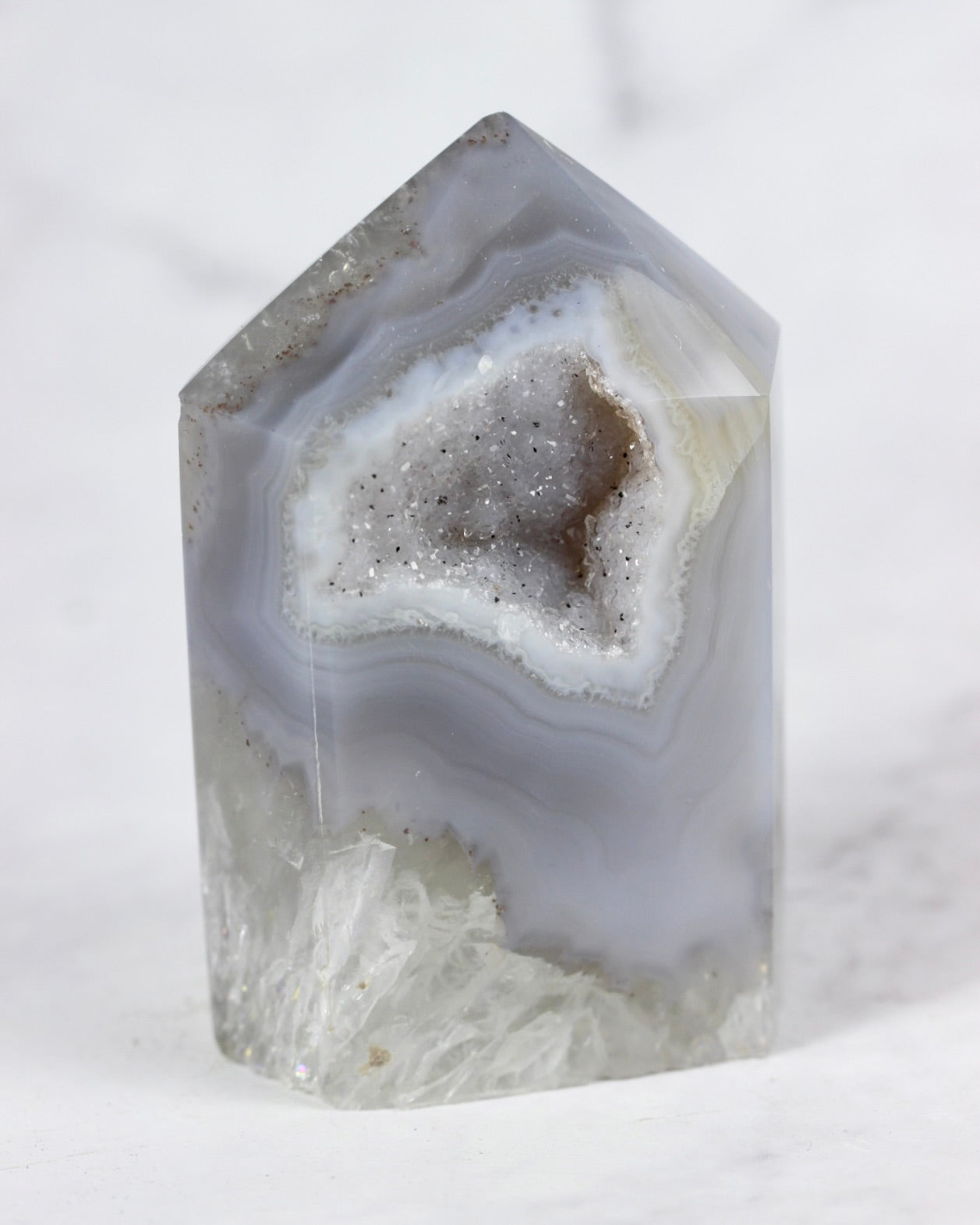 Small Agate Druzy Points