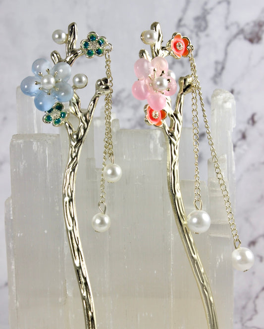 Floral Hair Sticks
