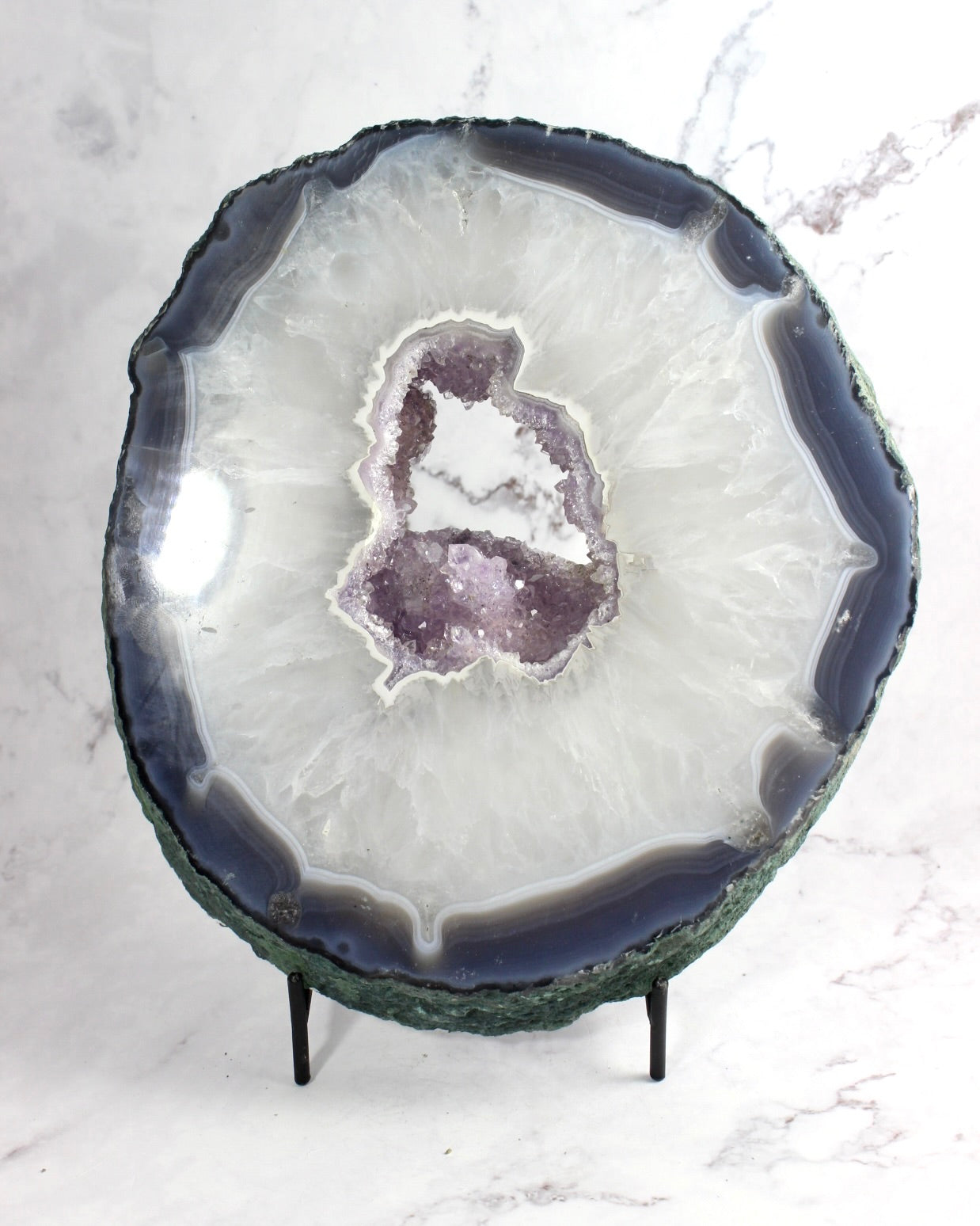 Ametyst Geode Slice