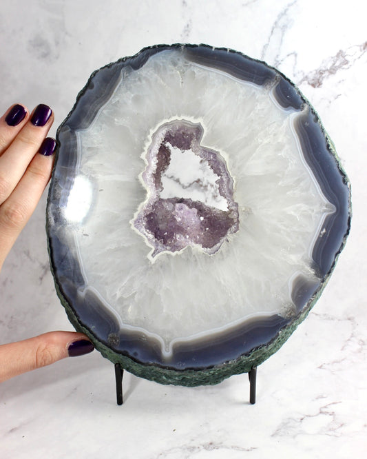 Ametyst Geode Slice