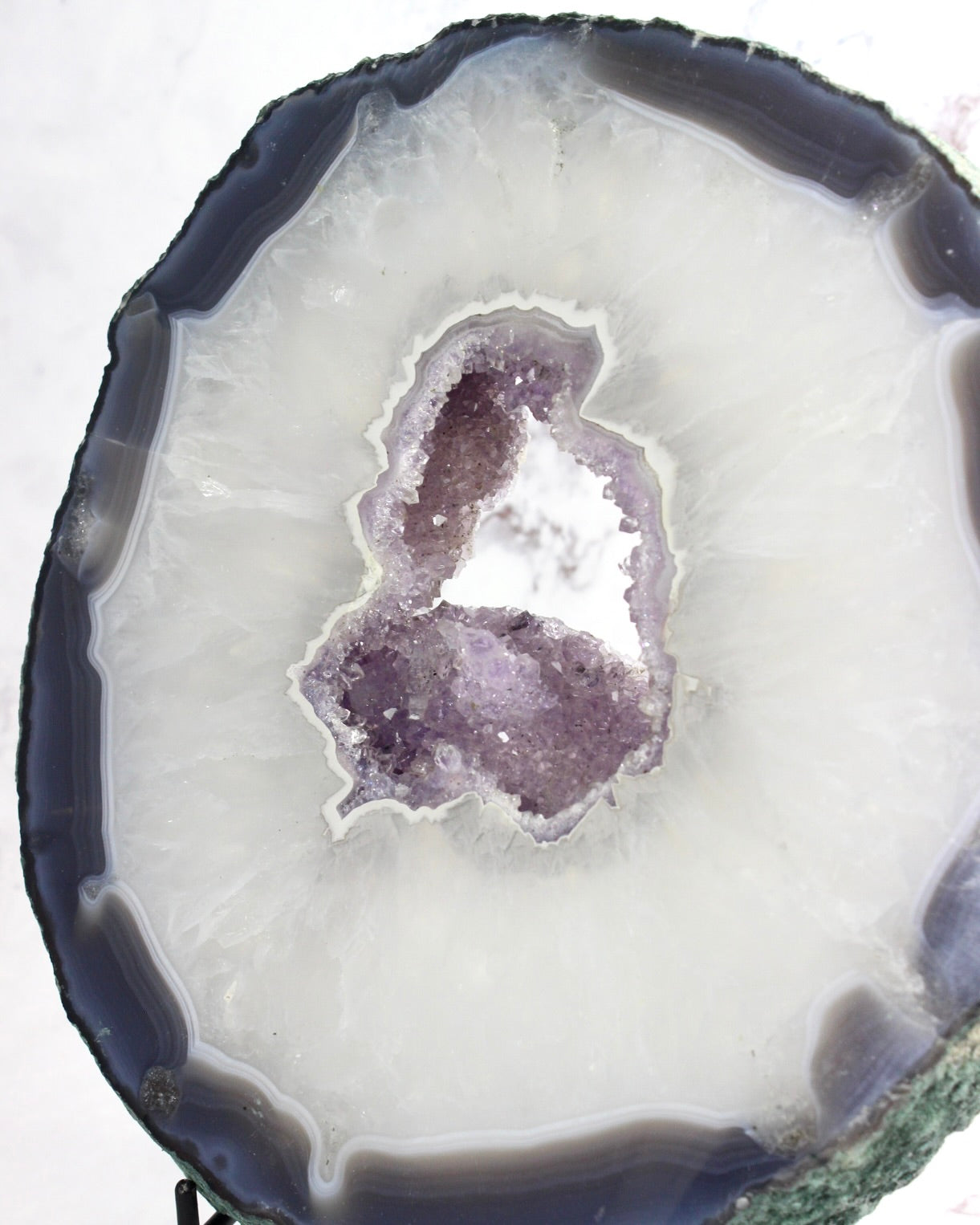 Ametyst Geode Slice