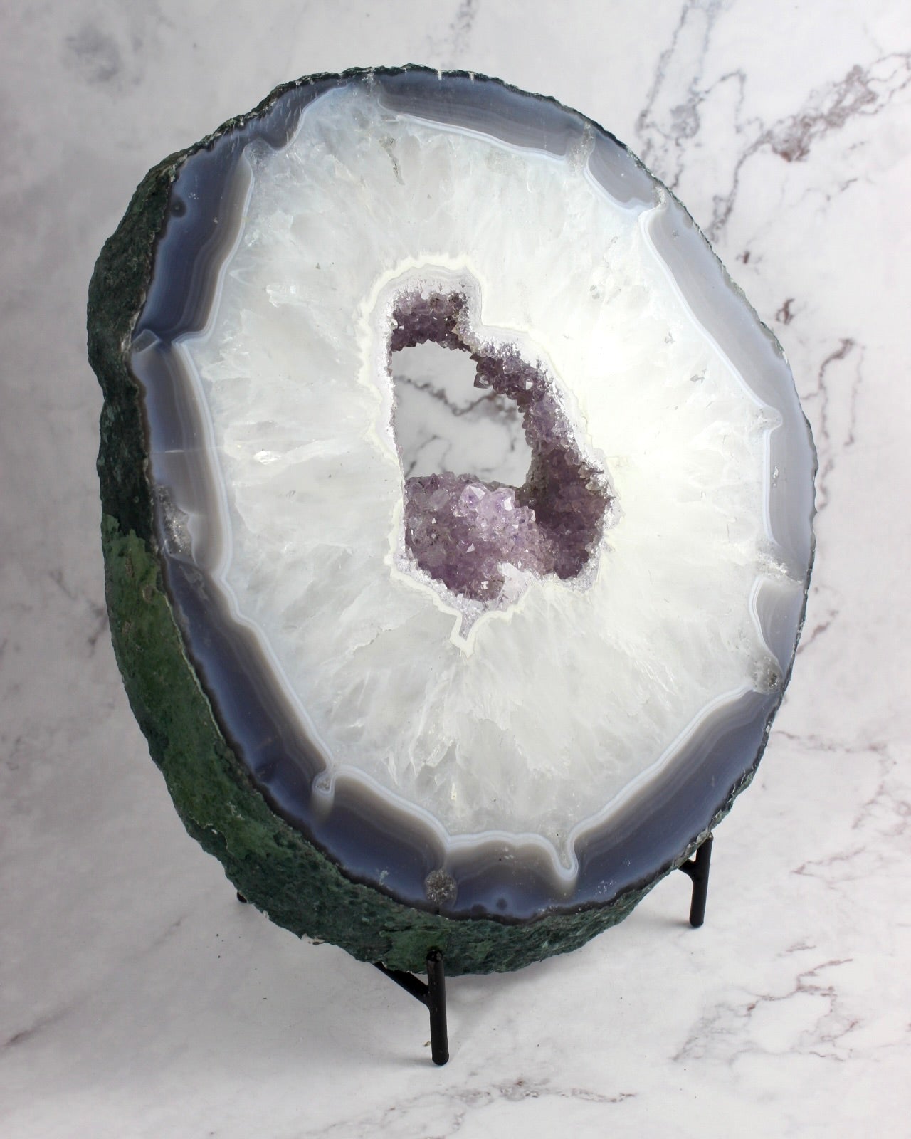 Ametyst Geode Slice