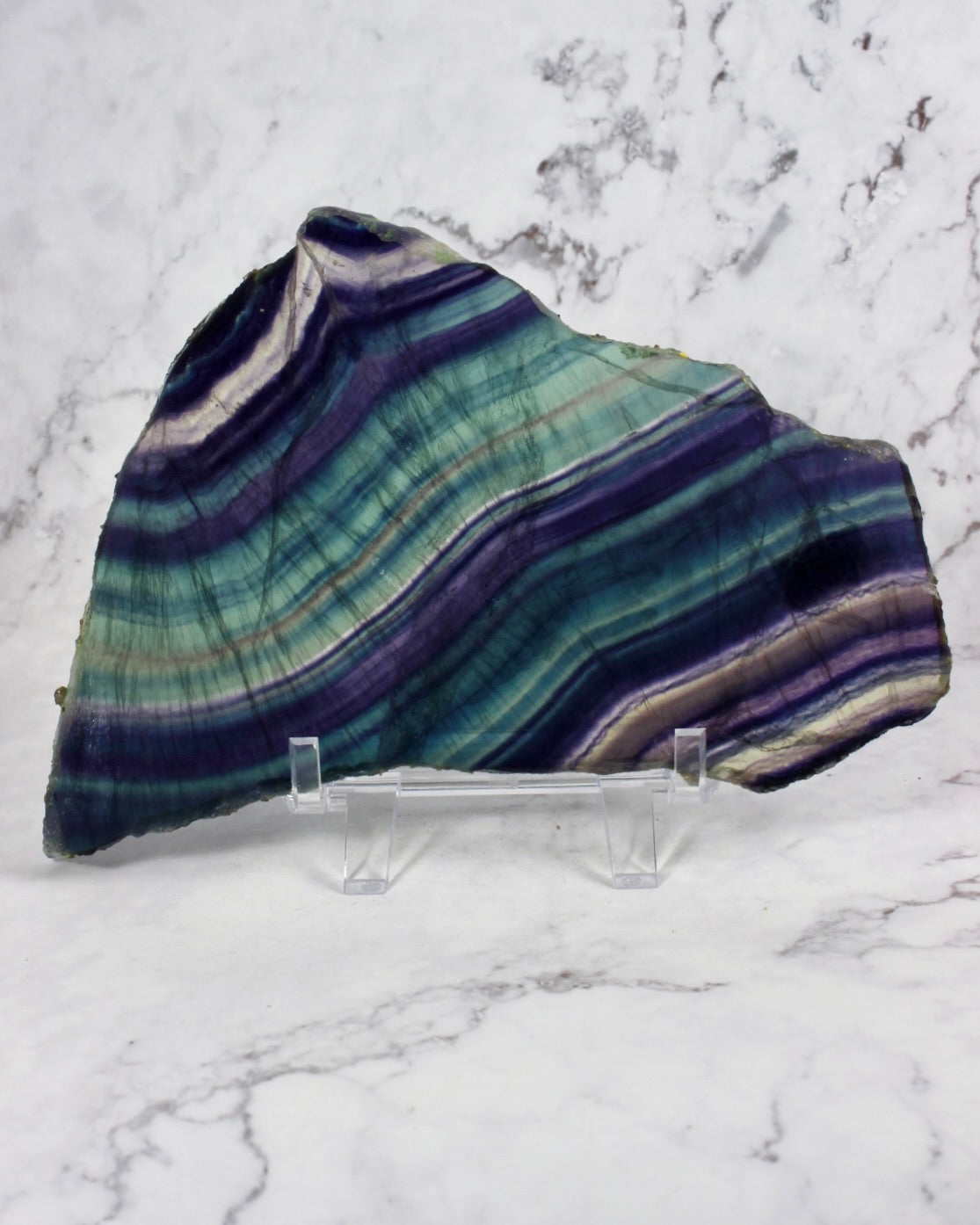 Rainbow Fluorite Slab
