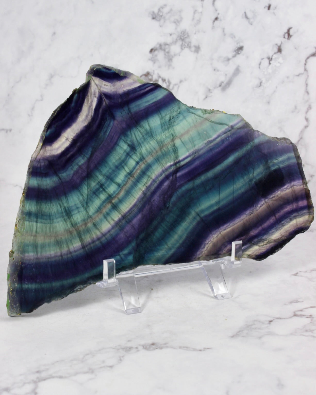 Rainbow Fluorite Slab