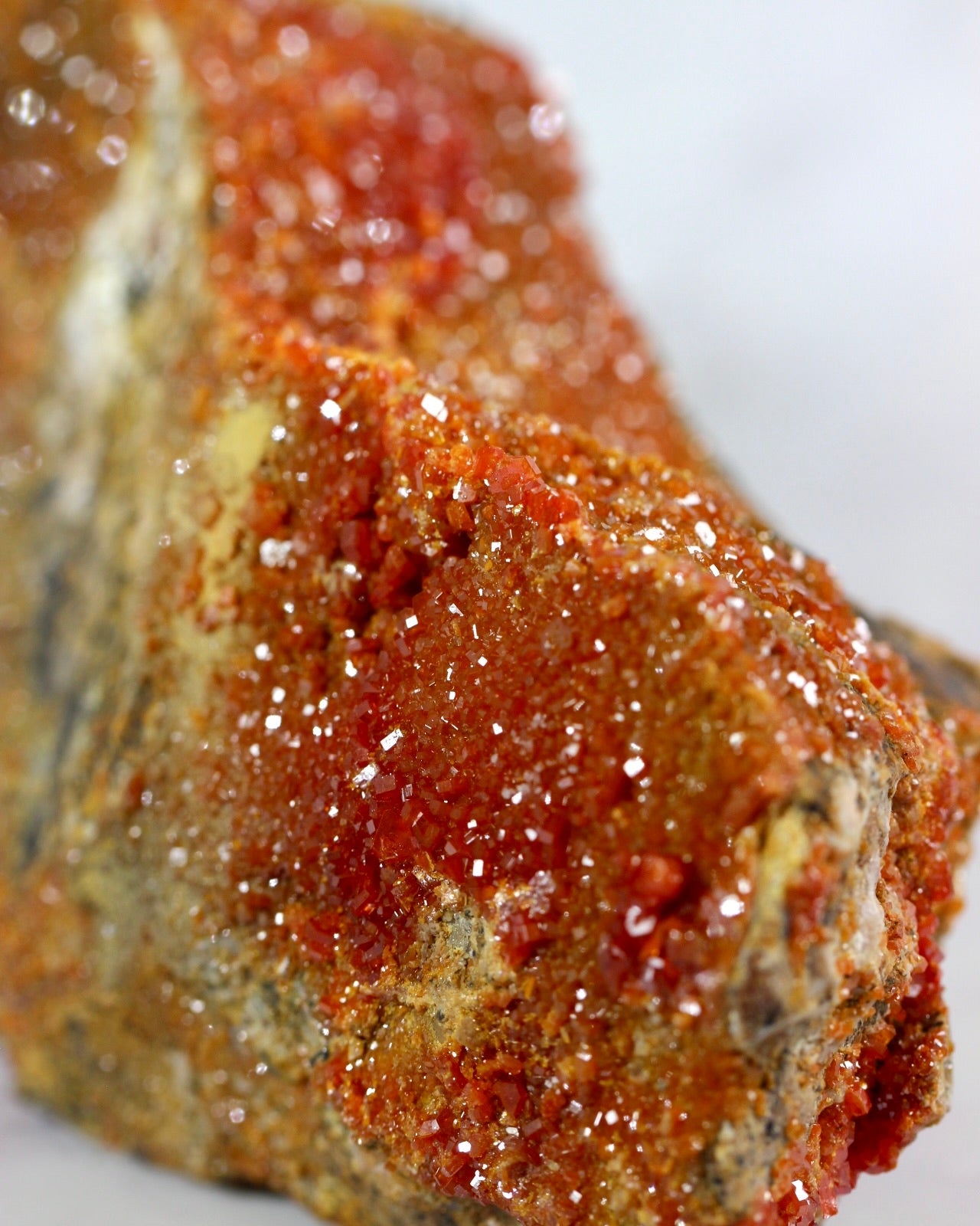 Vanadinite Druzy Specimen