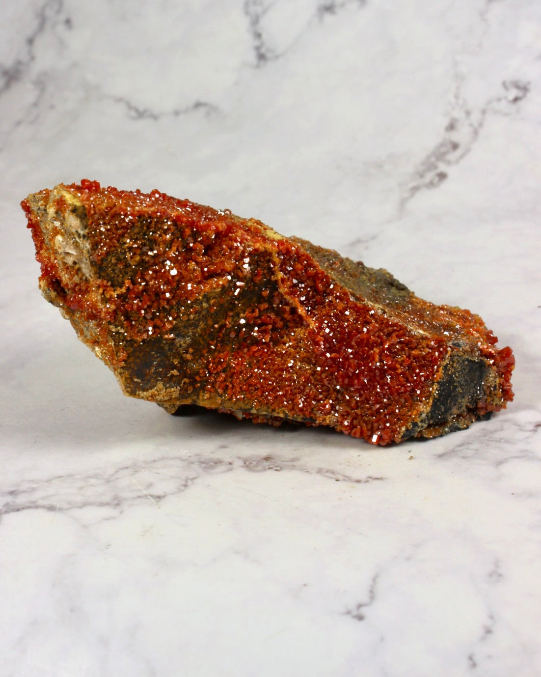 Vanadinite Druzy Specimen