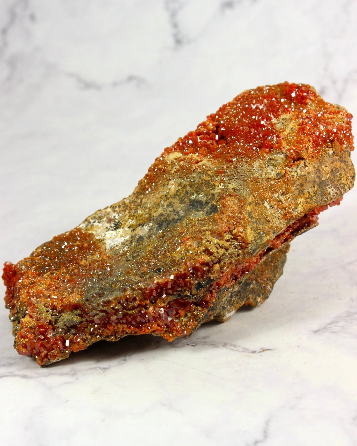 Vanadinite Druzy Specimen
