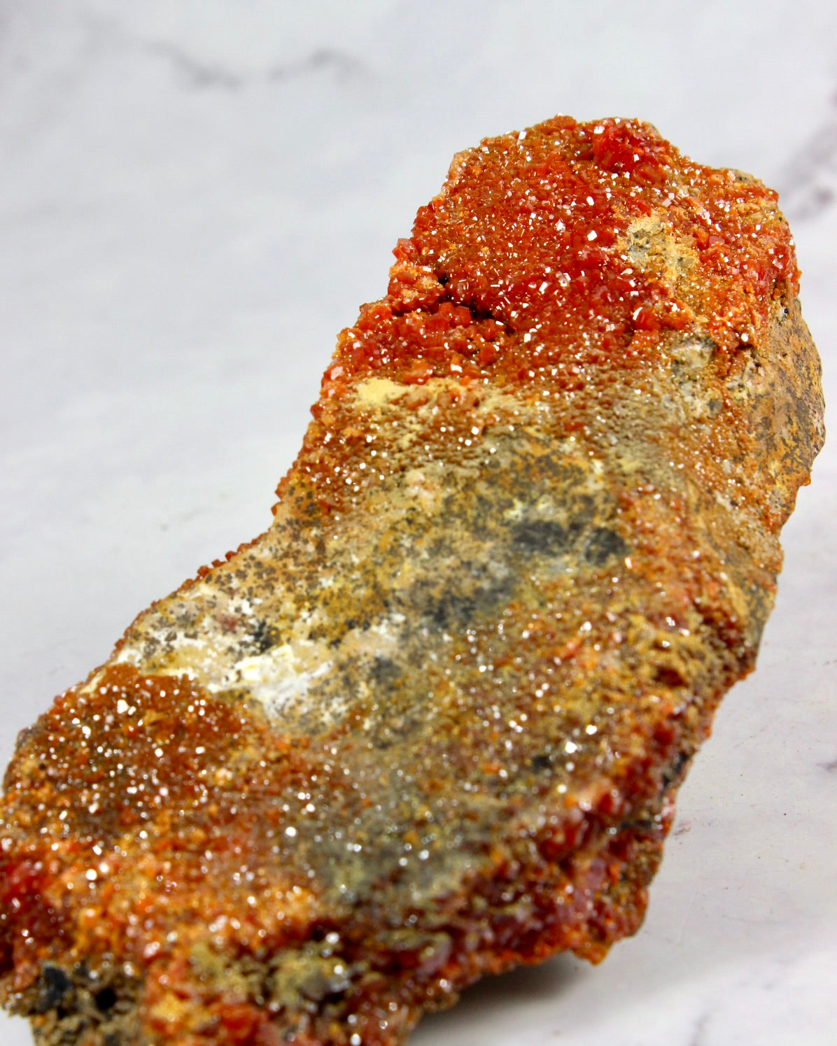 Vanadinite Druzy Specimen