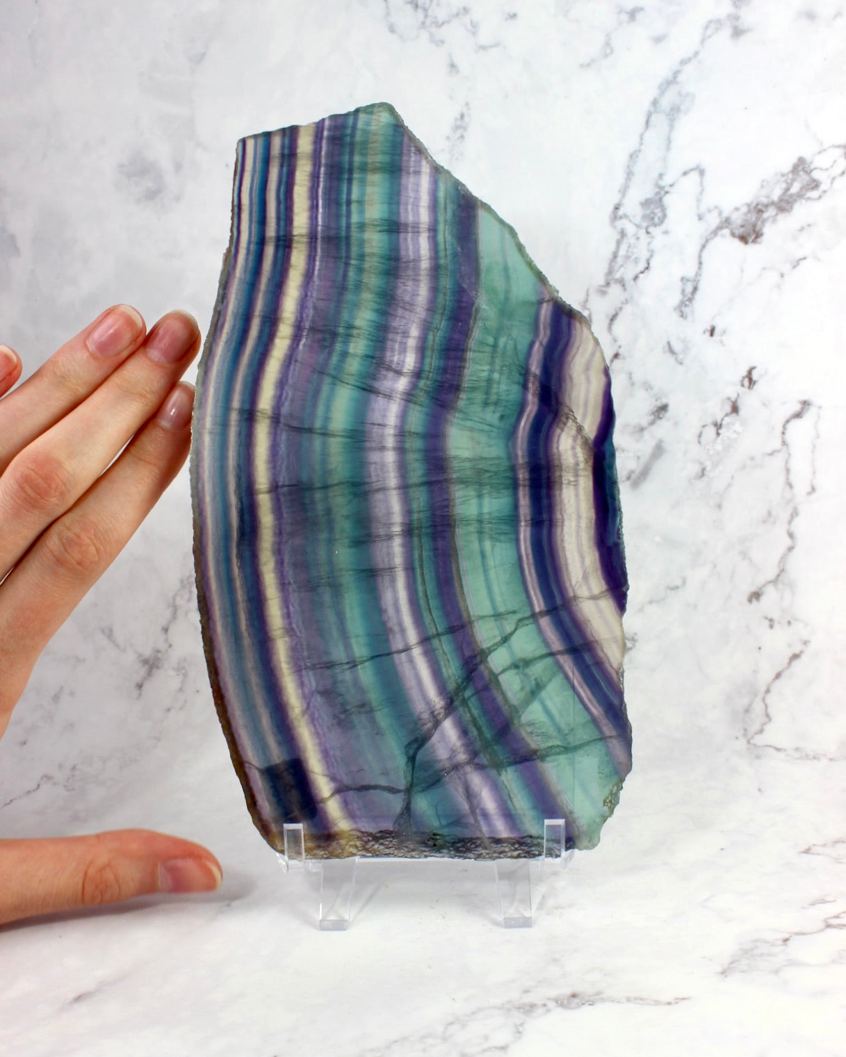 Rainbow Fluorite Slab #4