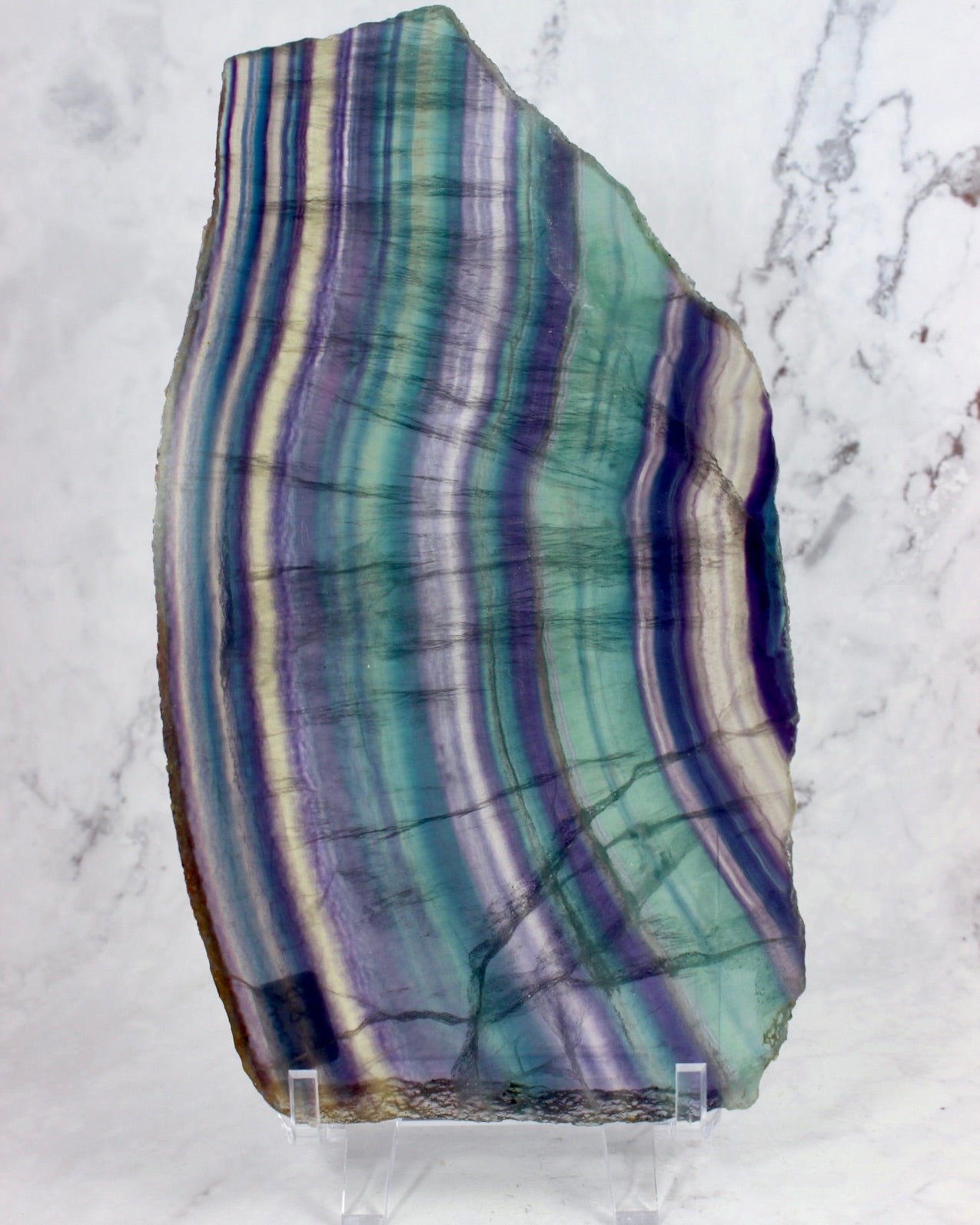 Rainbow Fluorite Slab #4