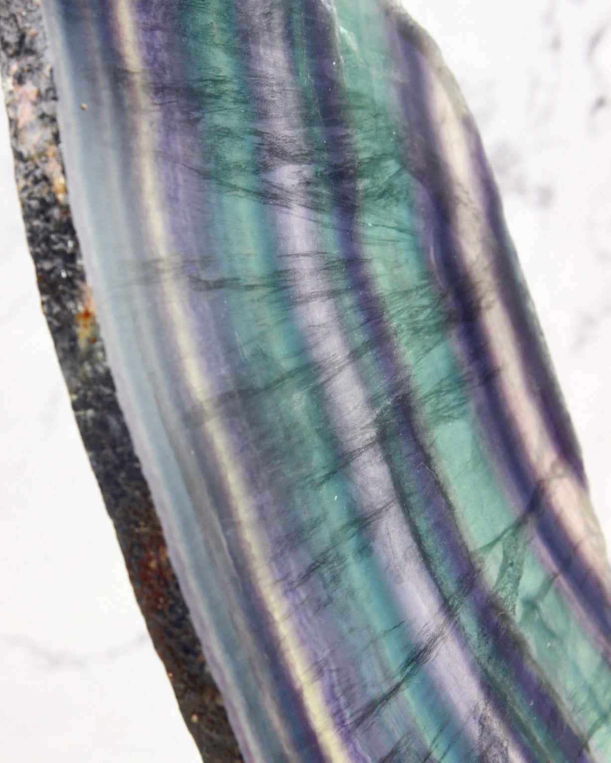 Rainbow Fluorite Slab #4