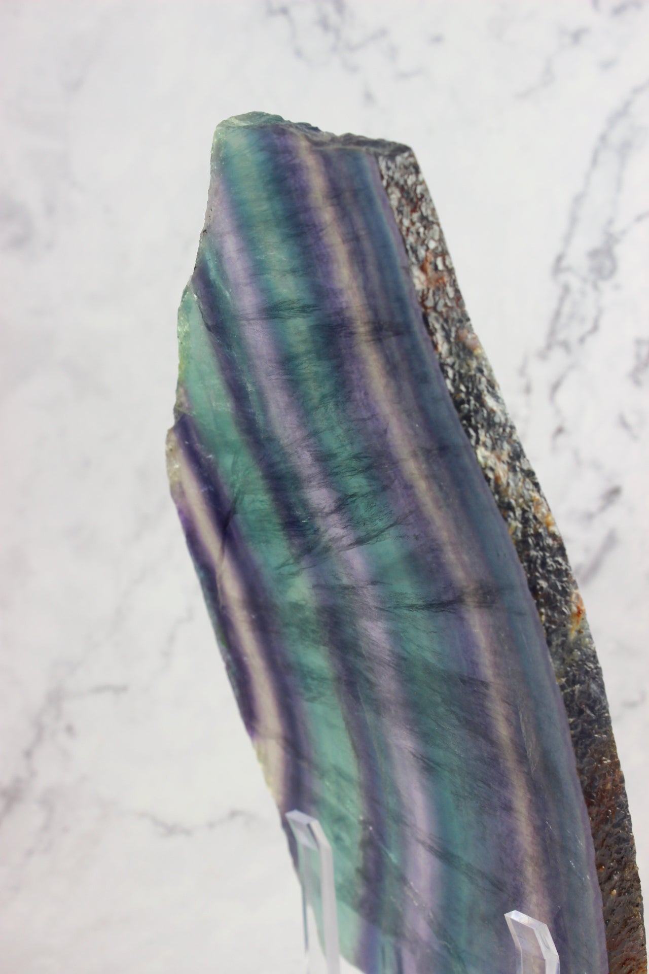 Rainbow Fluorite Slab #4