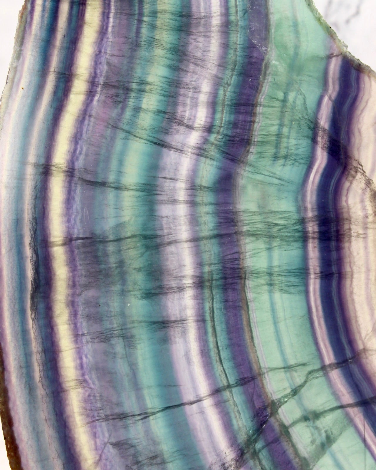 Rainbow Fluorite Slab #4