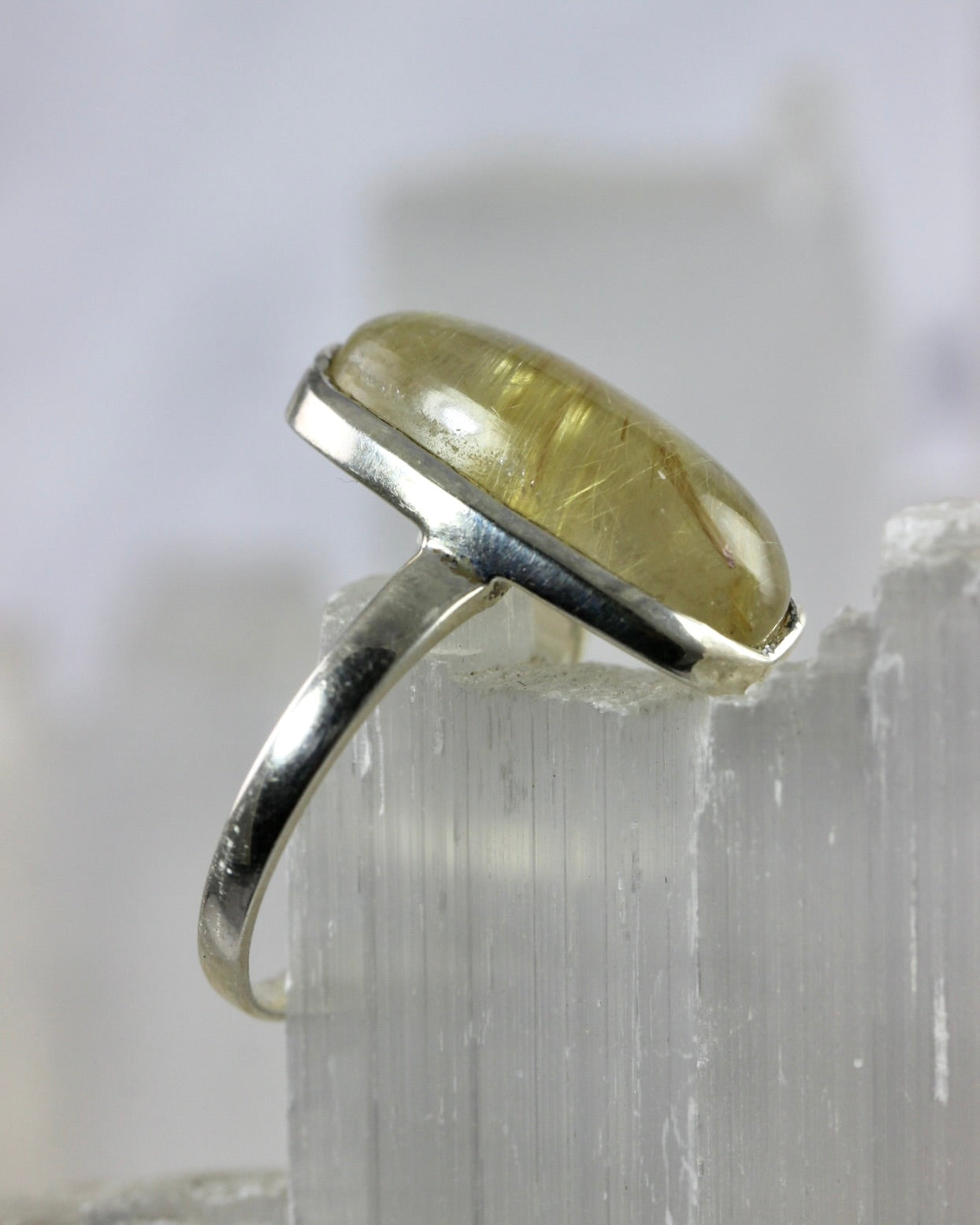 Rutilated Quartz Whimsical Ring
