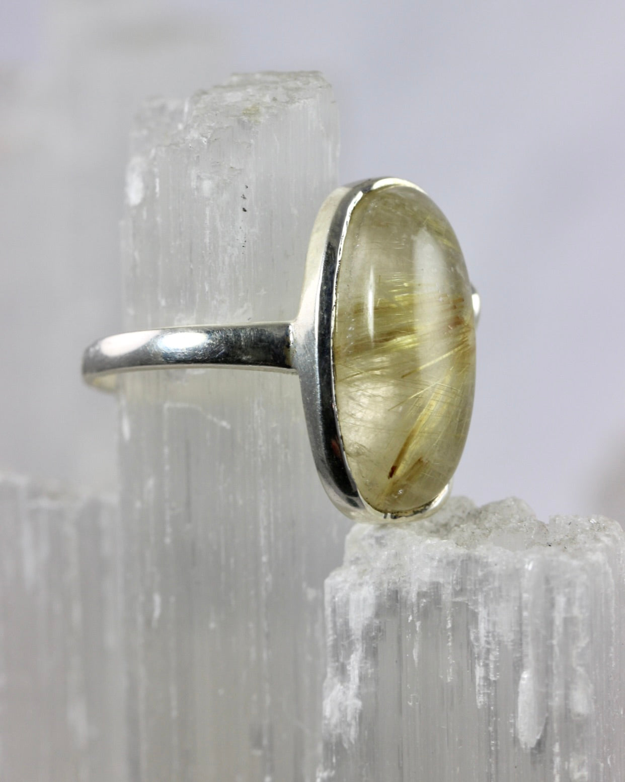 Rutilated Quartz Whimsical Ring
