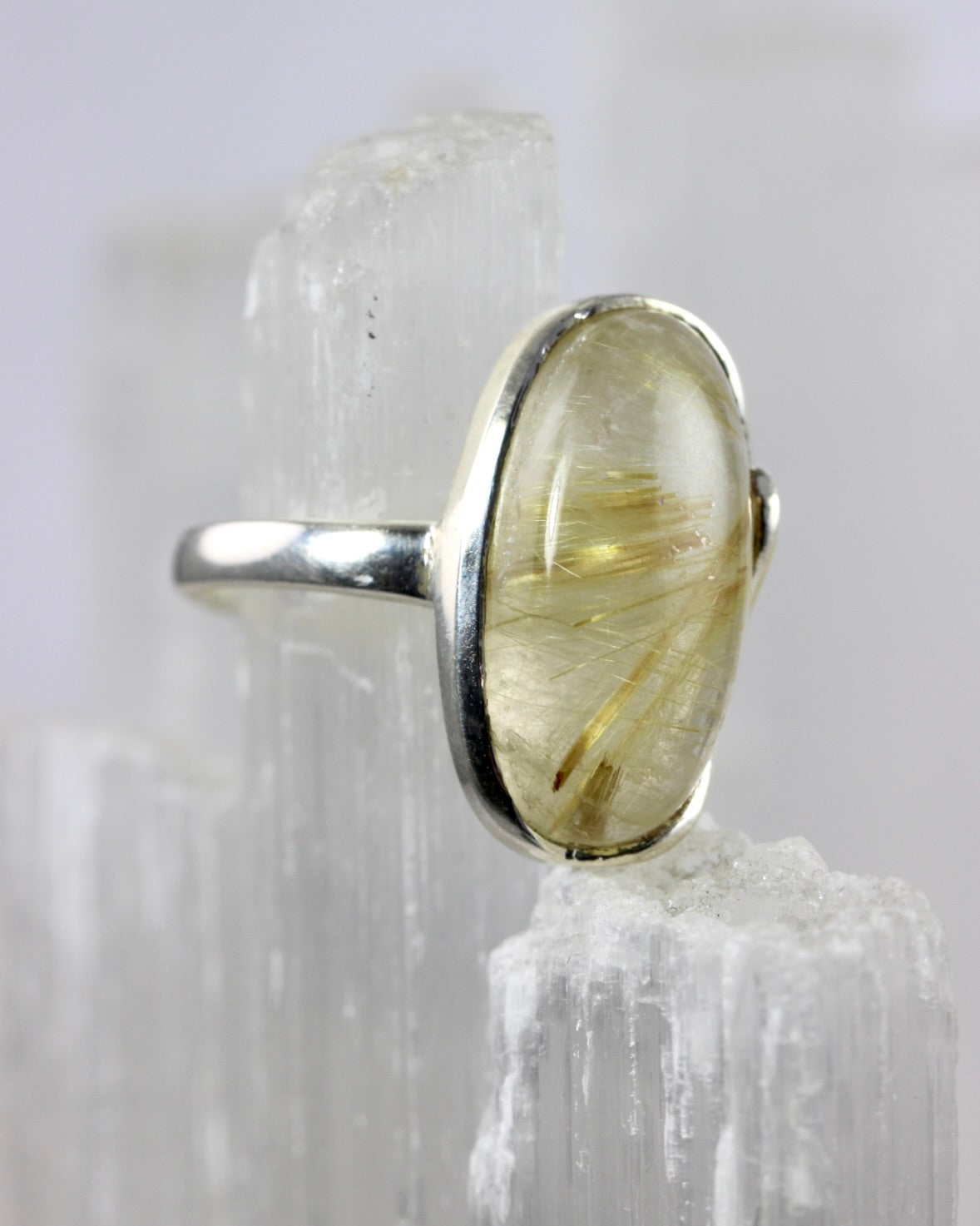 Rutilated Quartz Whimsical Ring