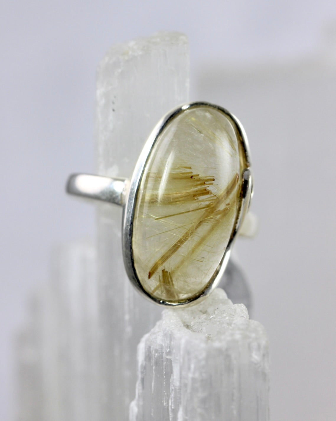Rutilated Quartz Whimsical Ring
