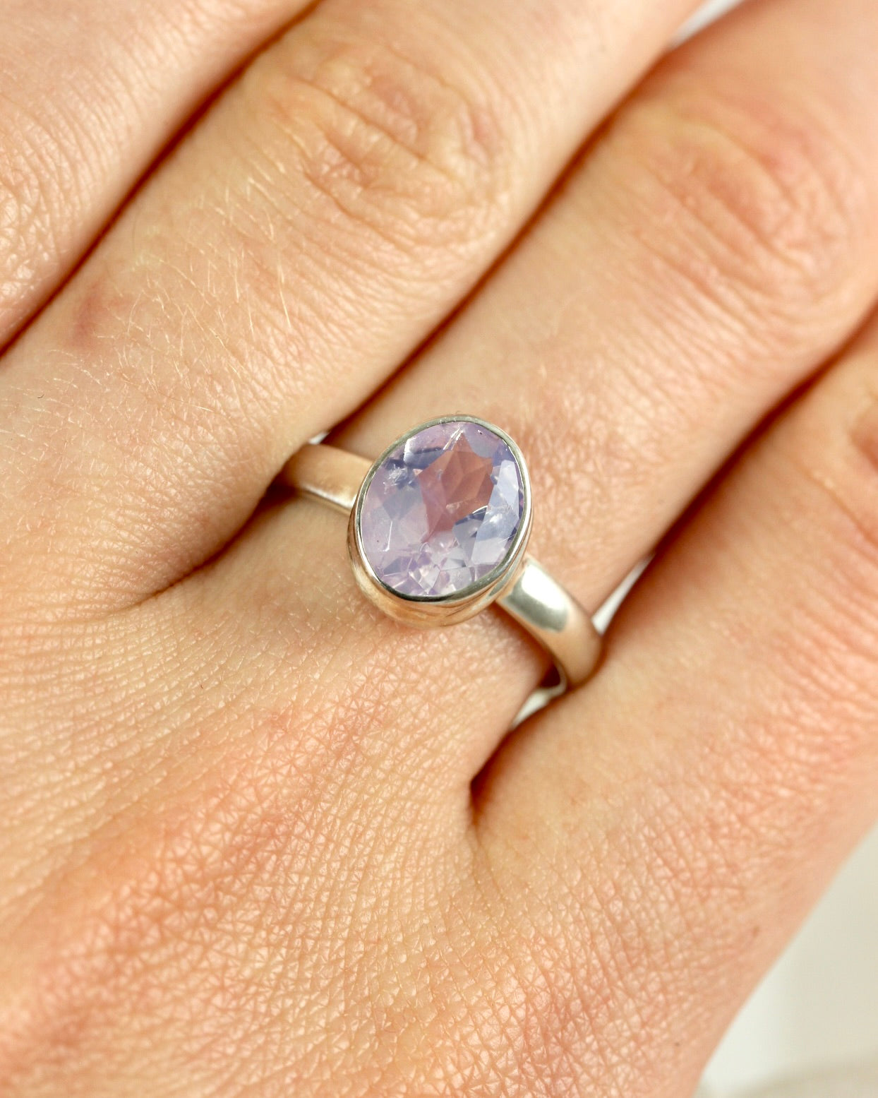 Lavender Quartz Rings