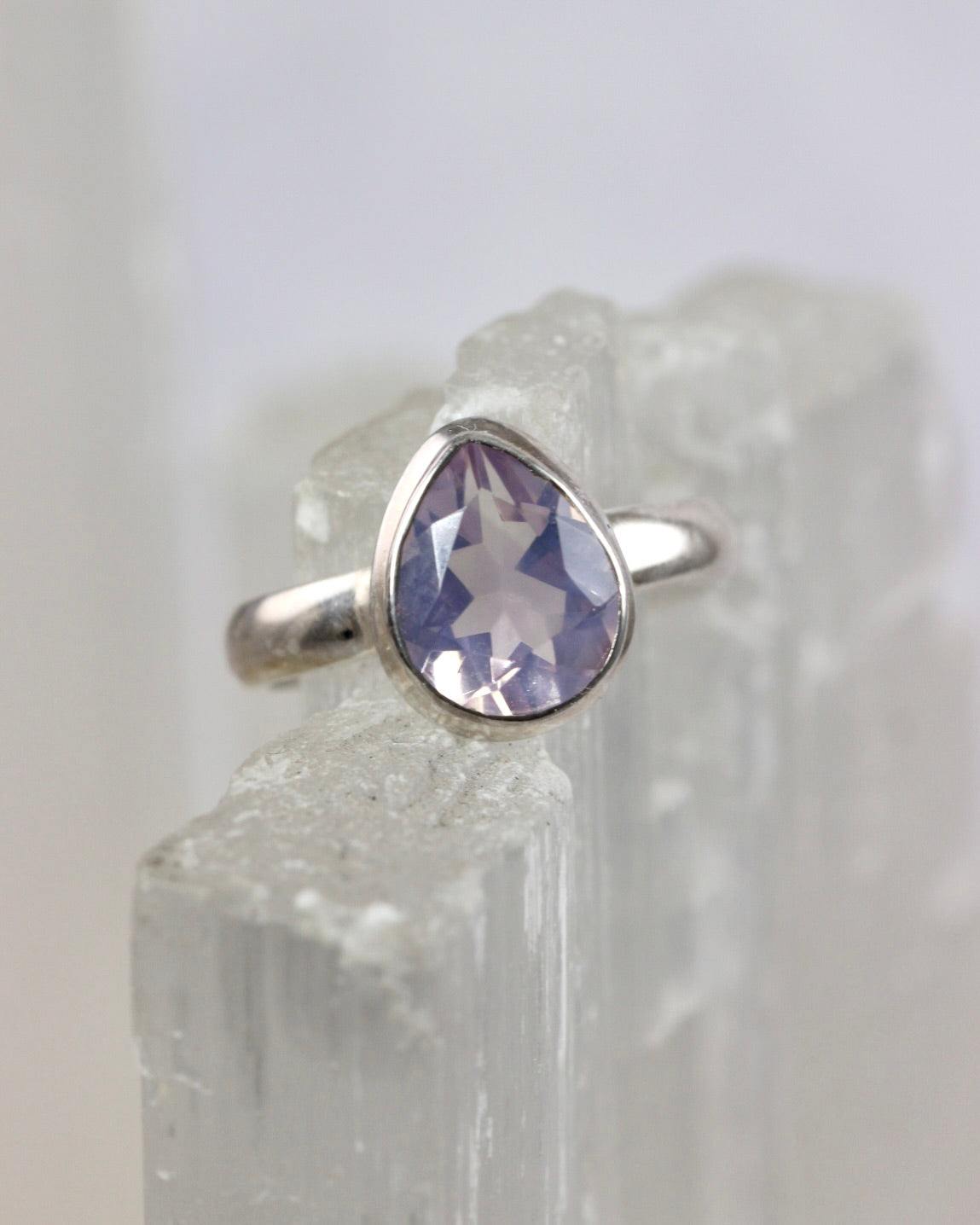 Lavender Quartz Rings