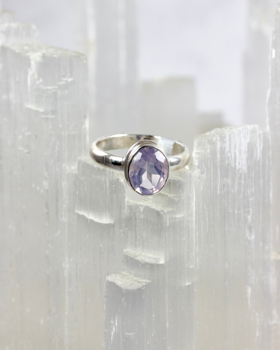 Lavender Quartz Rings