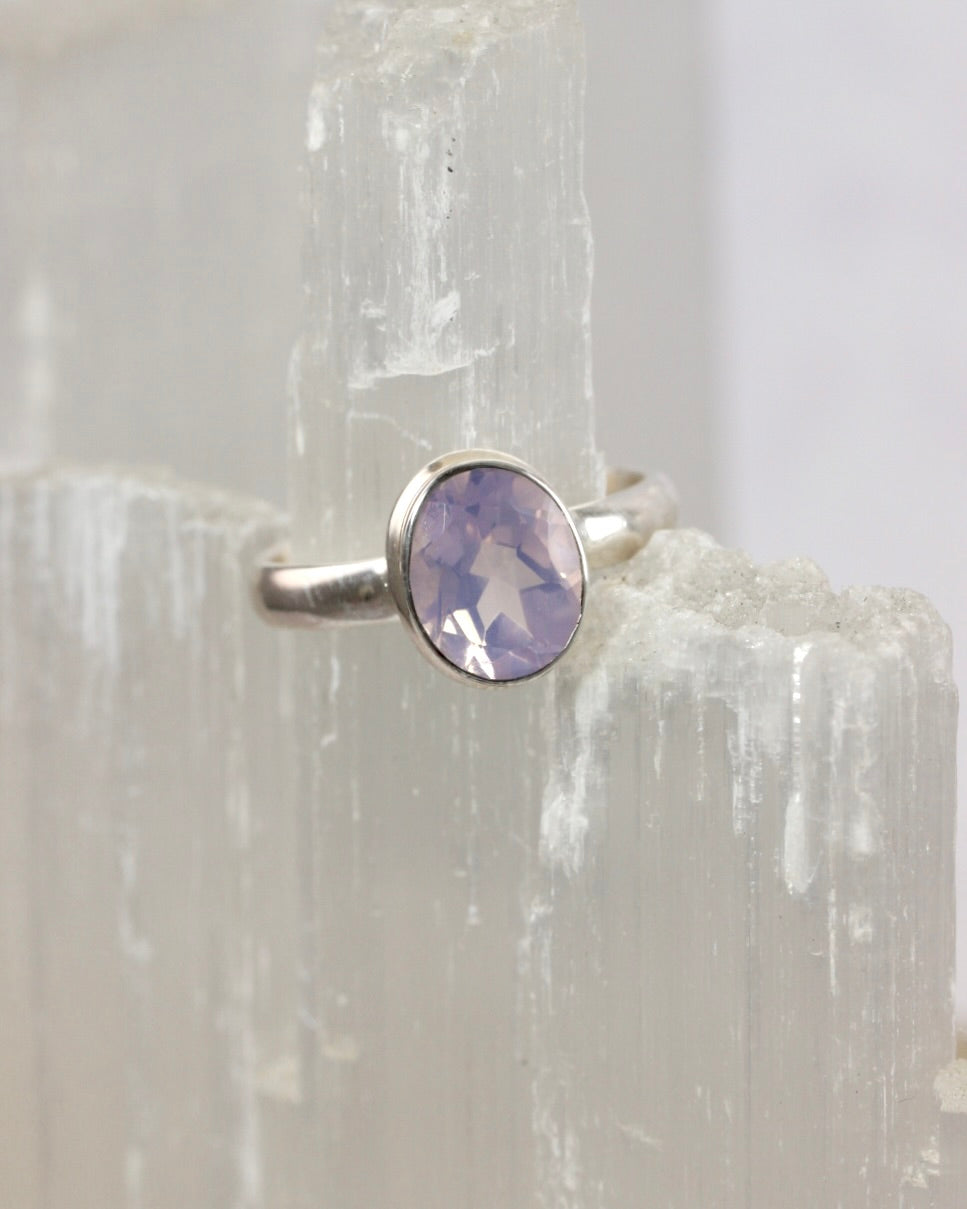 Lavender Quartz Rings