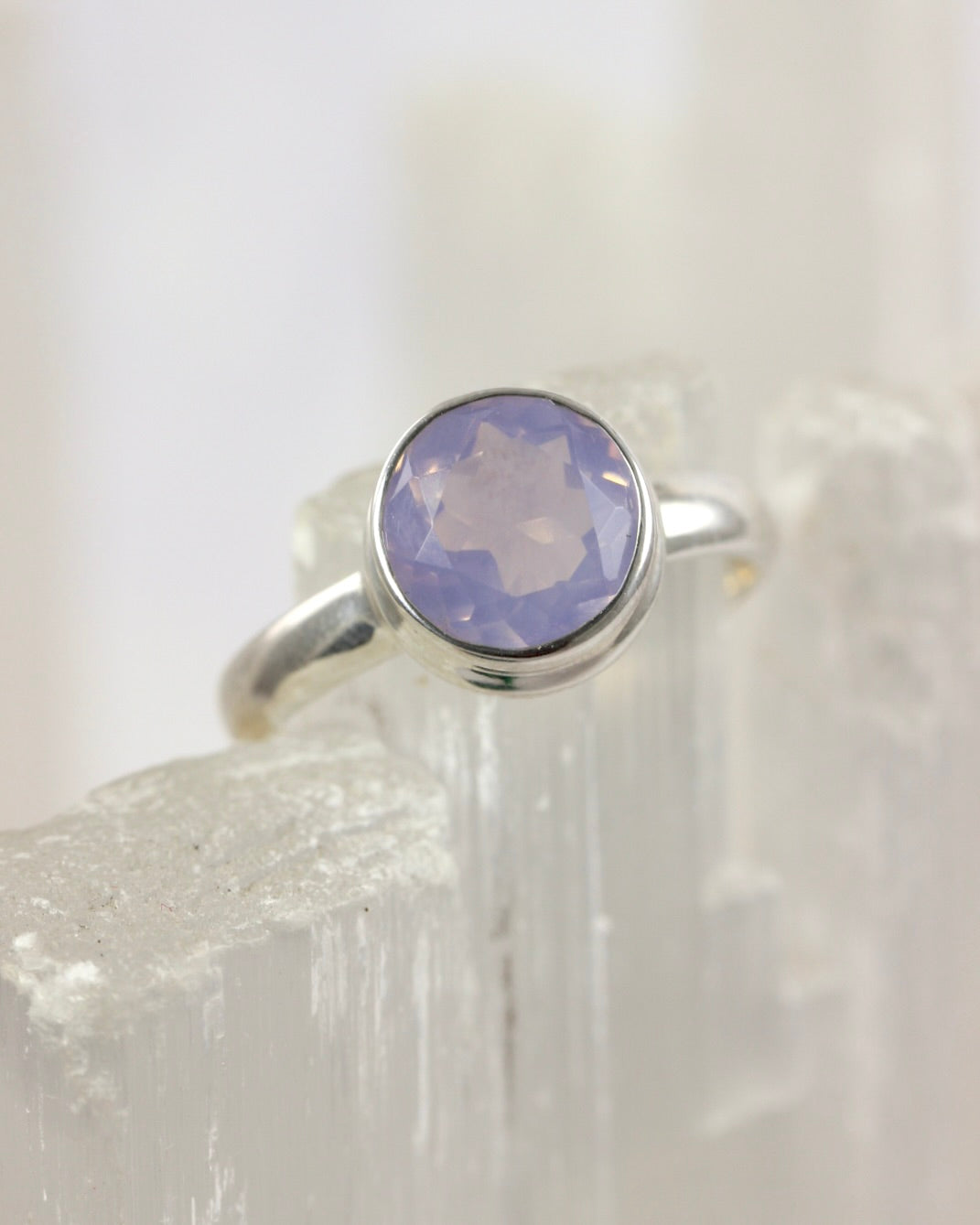 Lavender Quartz Rings