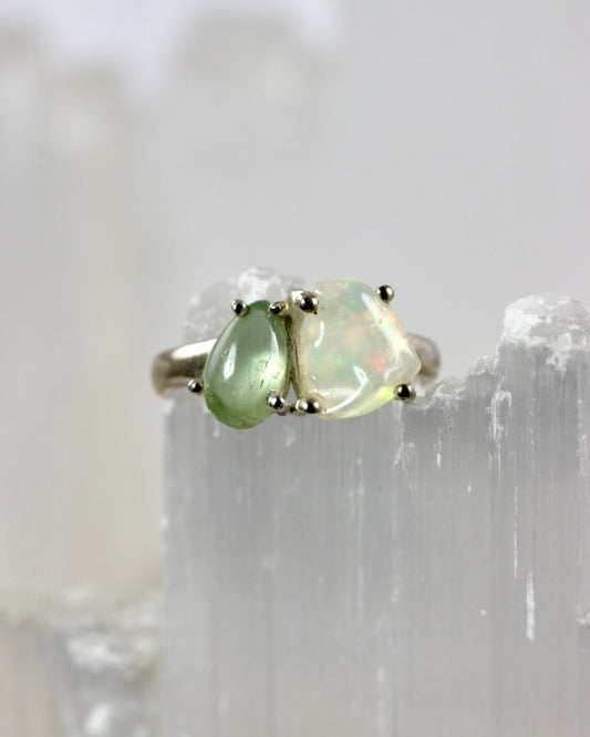Multi Gemstone Opal Rings