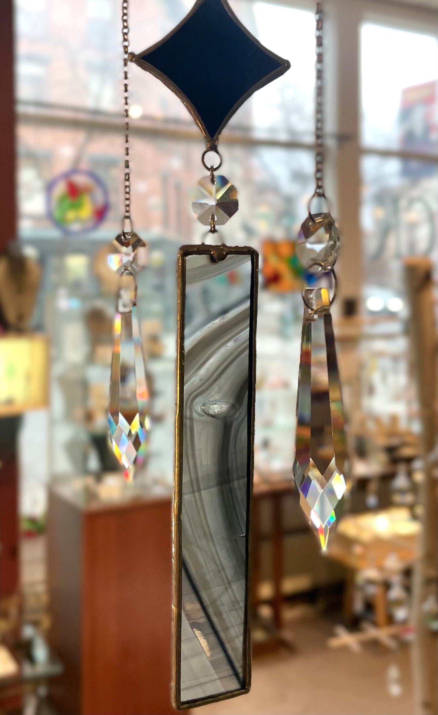 Moon Goddess Sun Catcher Chandelier