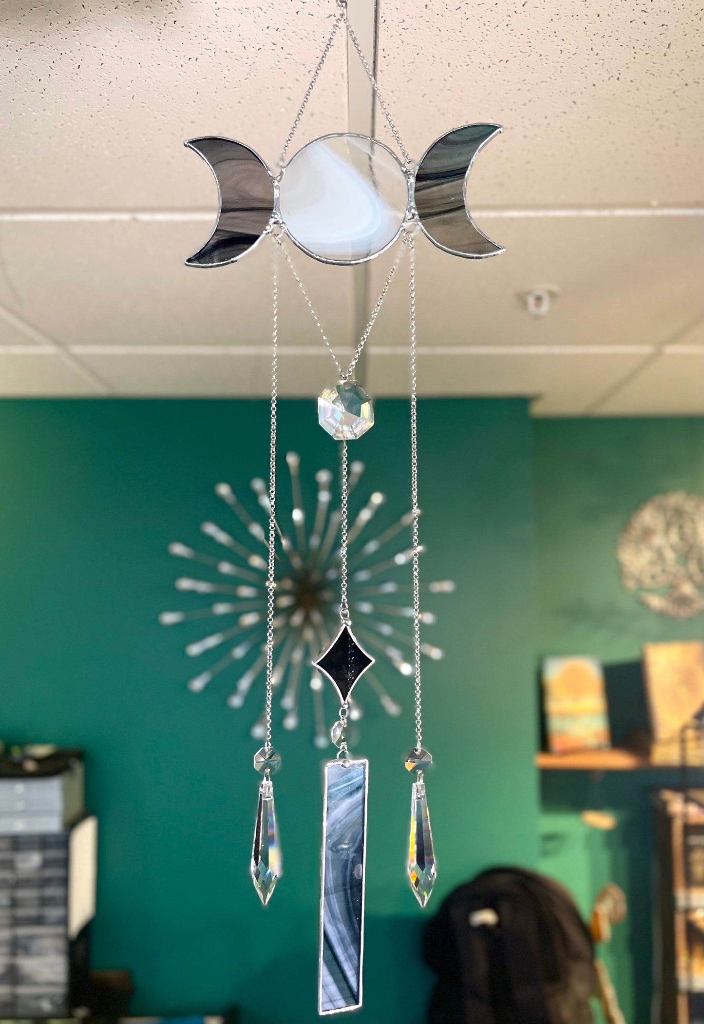 Moon Goddess Sun Catcher Chandelier