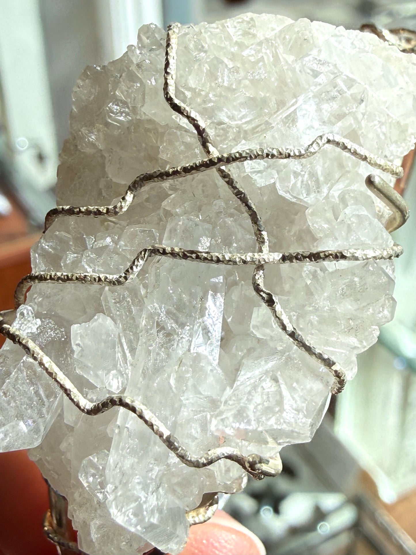 Quartz Crystal Cuff Bracelet