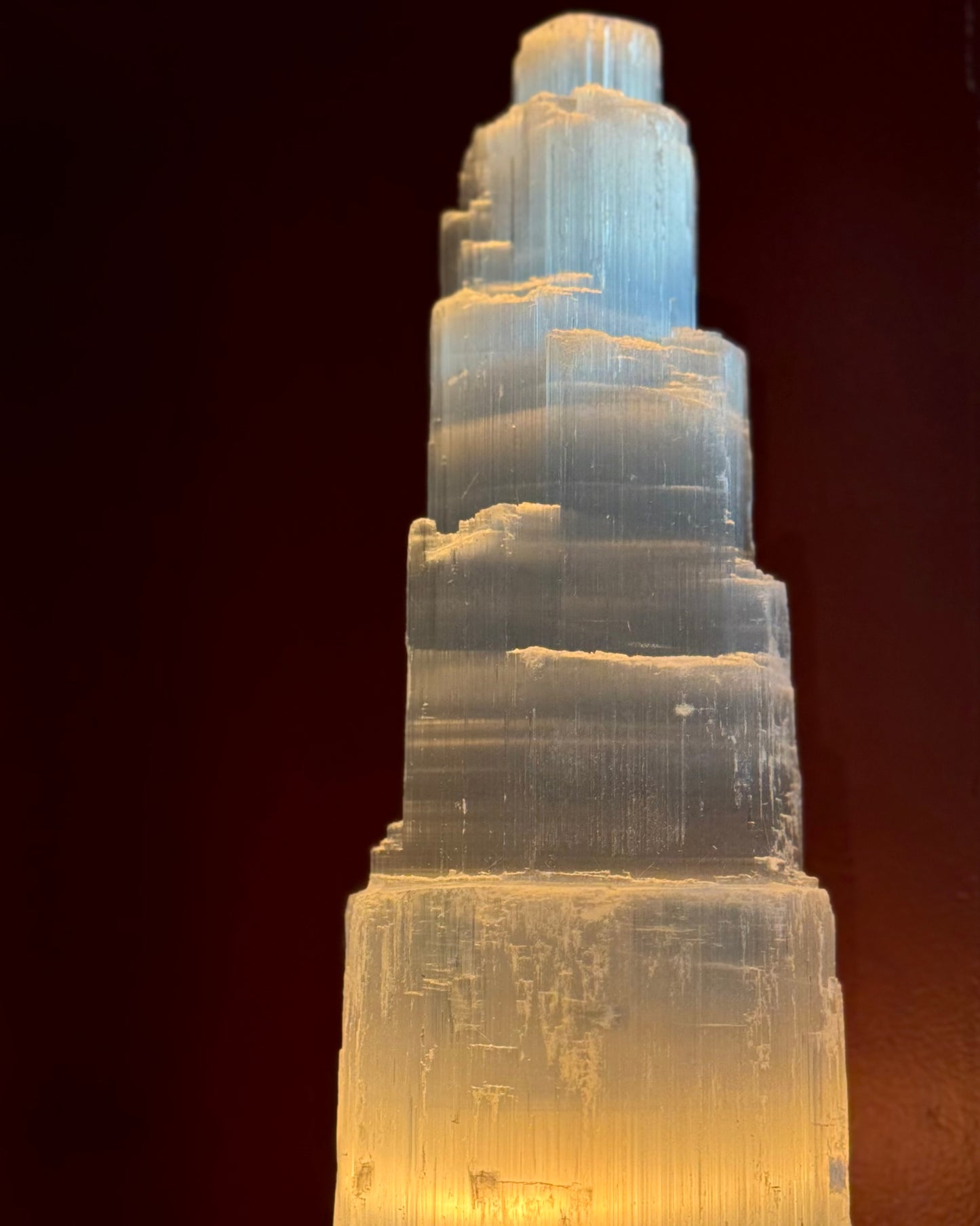 Selenite Lamp