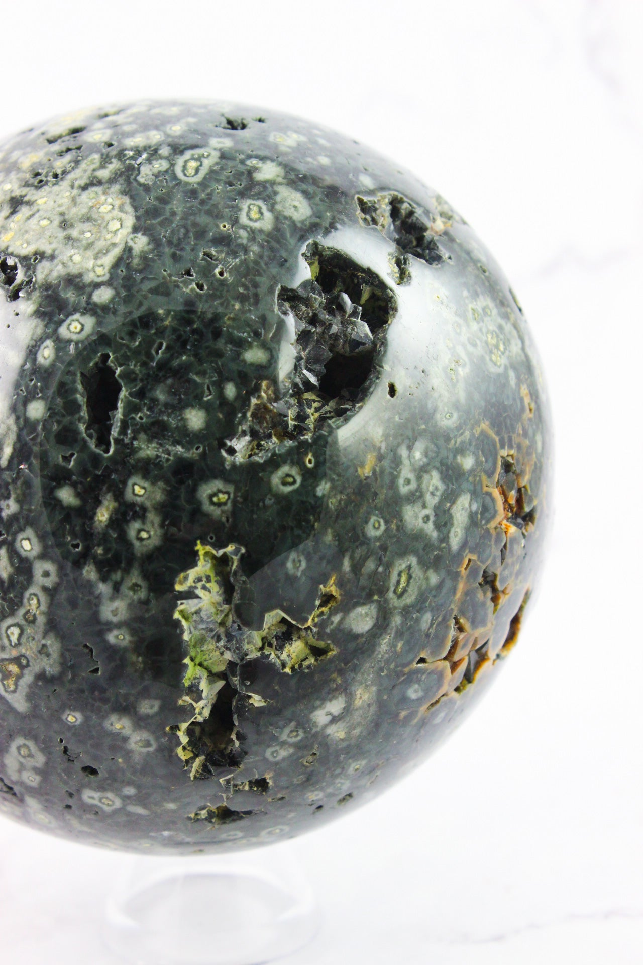 Ocean Jasper Sphere outlet 12in around