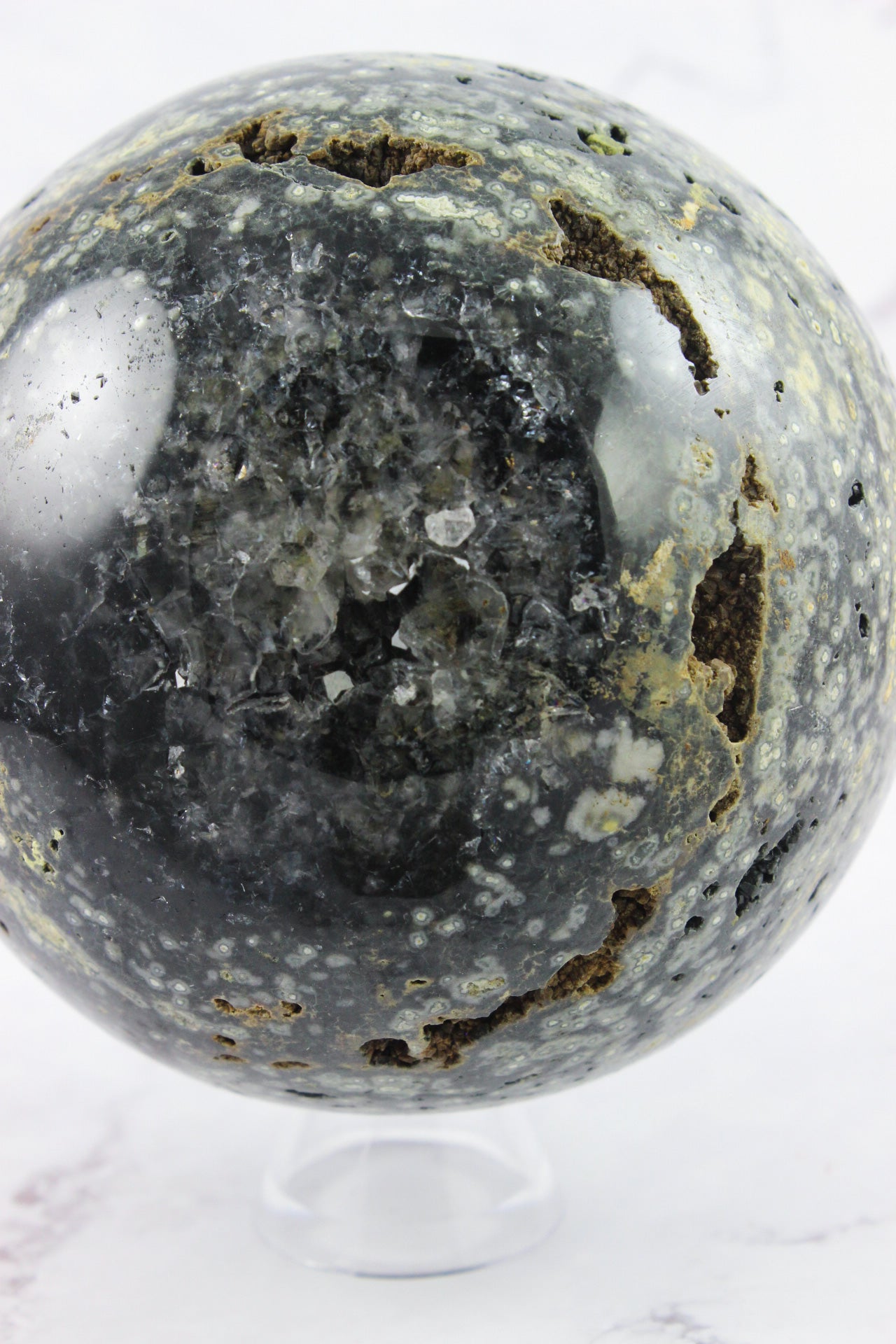 Large outlets Ocean Jasper Sphere