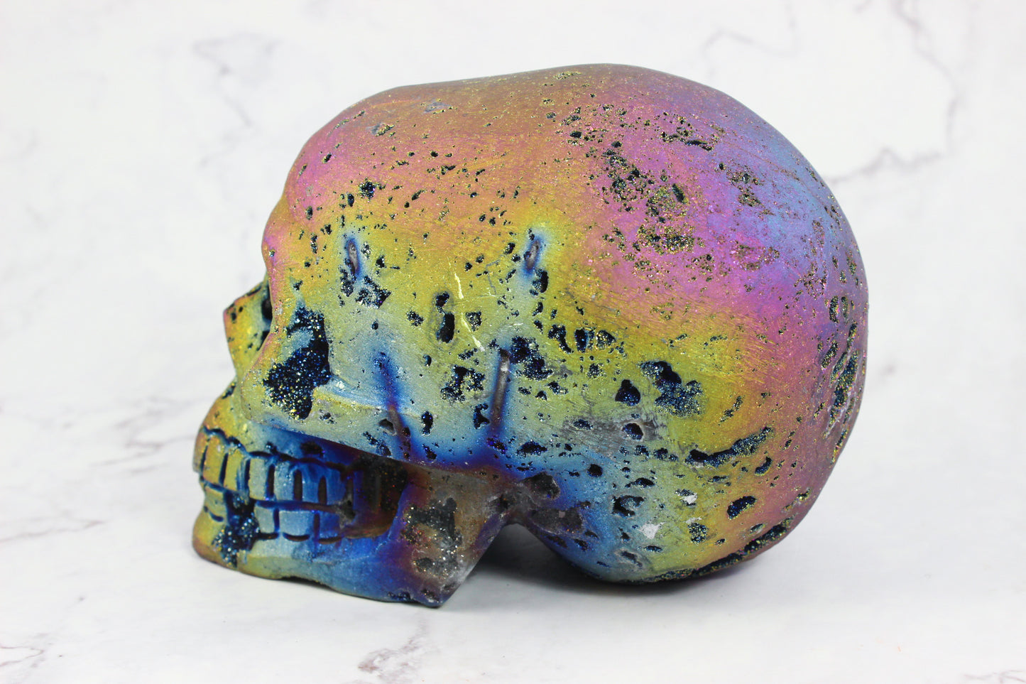 Large Titanium Sphalerite Skull