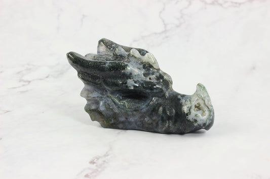 Large Moss Agate Dragons