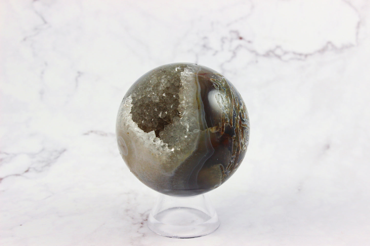 Druzy Agate Sphere